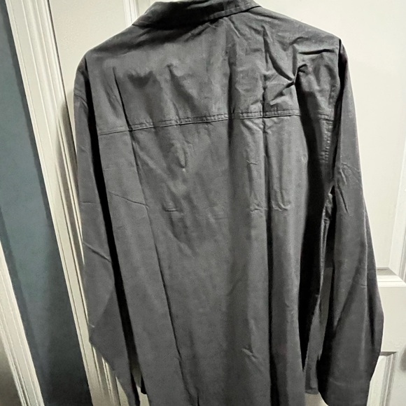 Long sleeve dark grey dress shirt - Picture 3 of 3